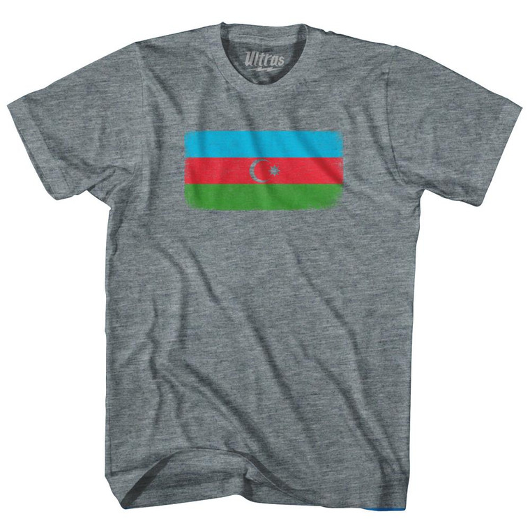 Azerbaijan Country Flag Youth Tri-Blend T-Shirt by Ultras