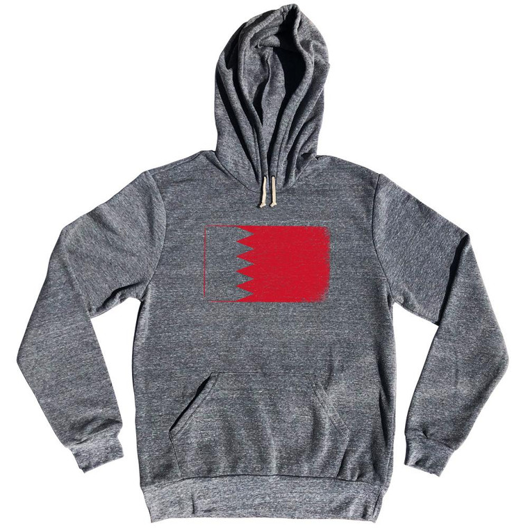 Bahrain Country Flag Tri-Blend Hoodie by Ultras