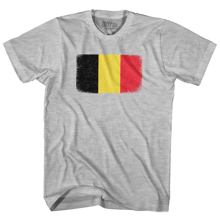 Belgium Country Flag Womens Cotton Junior Cut T-Shirt by Ultras