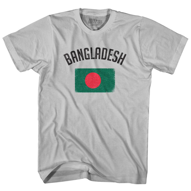Bangladesh Country Flag Heritage Adult Cotton T-Shirt by Ultras
