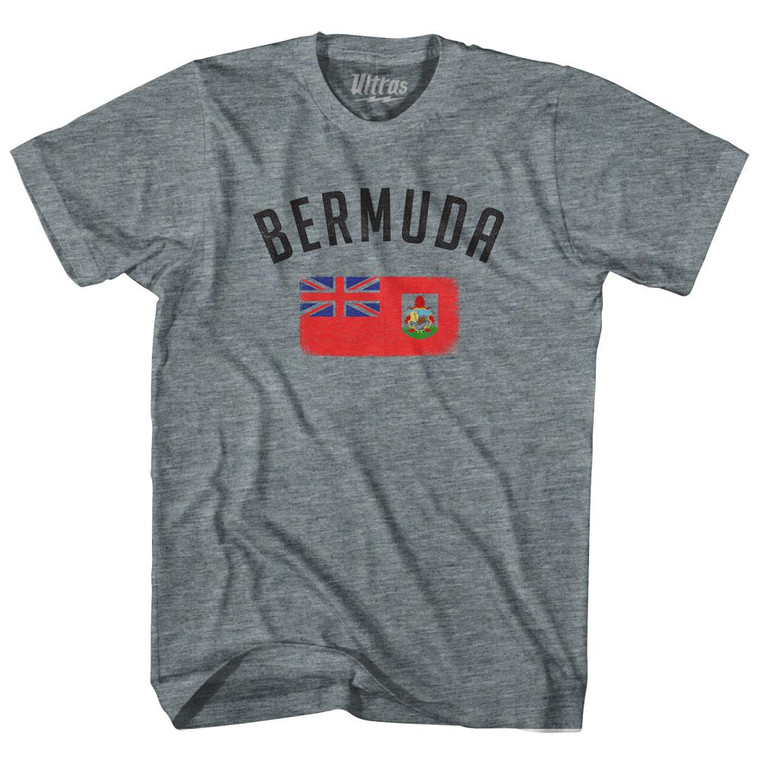 Bermuda Country Flag Heritage Adult Tri-Blend T-Shirt by Ultras