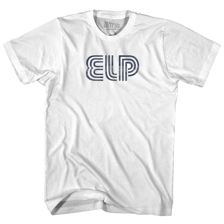 El Paso ELP Airport Adult Cotton T-shirt - White