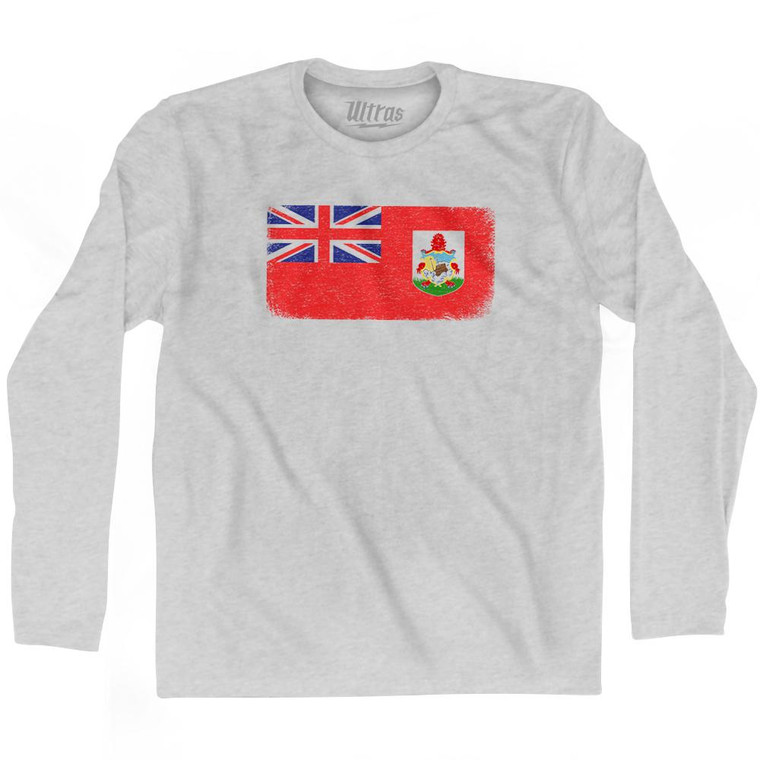 Bermuda Country Flag Adult Cotton Long Sleeve T-Shirt by Ultras