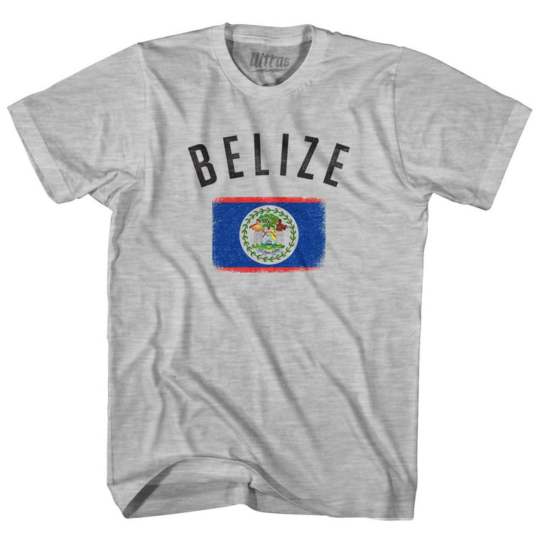 Belize Country Flag Heritage Adult Cotton T-Shirt by Ultras