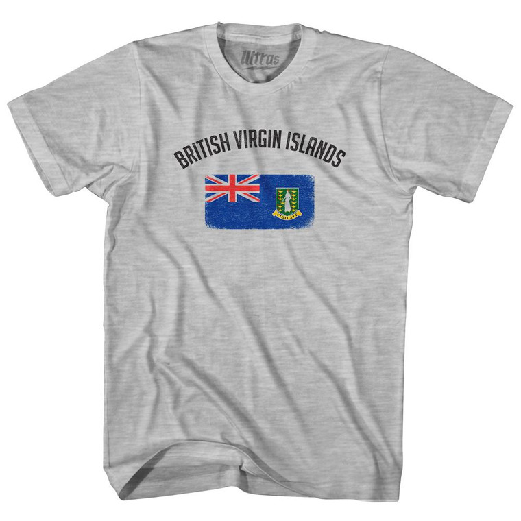 British Virgin Islands Country Flag Heritage Womens Cotton Junior Cut T-Shirt by Ultras