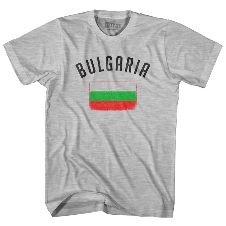 Bulgaria Country Flag Heritage Womens Tri-Blend Junior Cut T-Shirt by Ultras