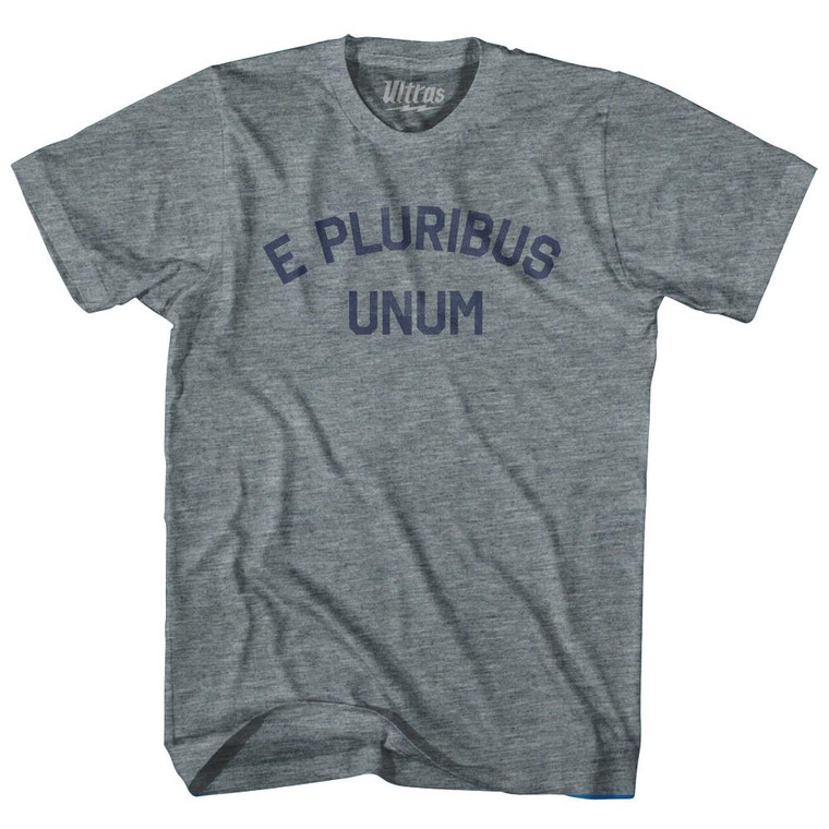E Pluribus Unum Adult Tri-Blend T-Shirt by Ultras