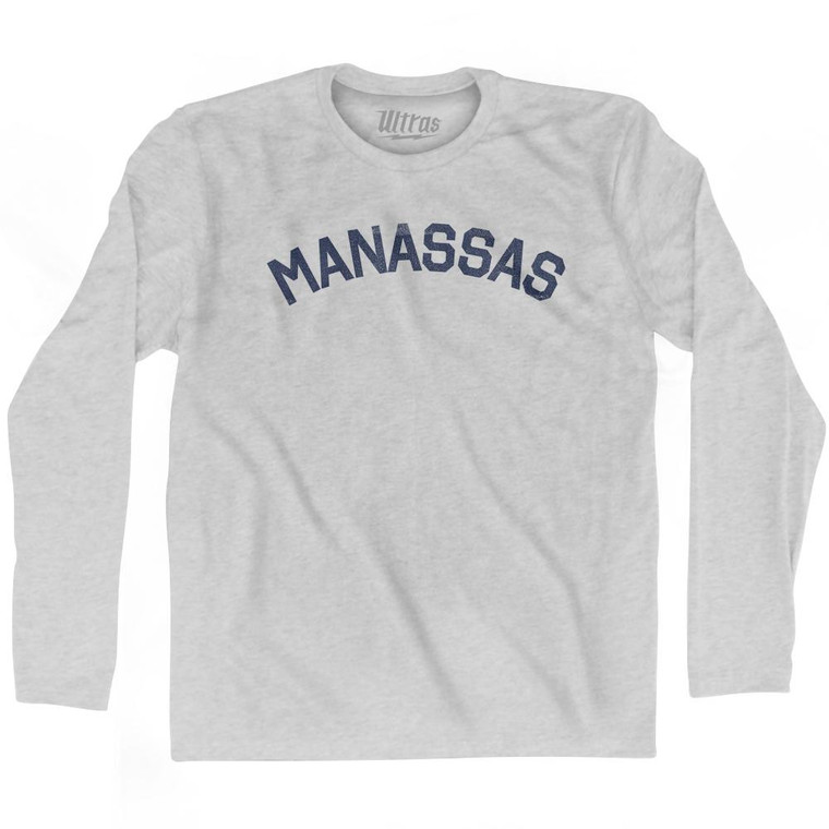 Manassas Adult Cotton Long Sleeve T-Shirt by Ultras