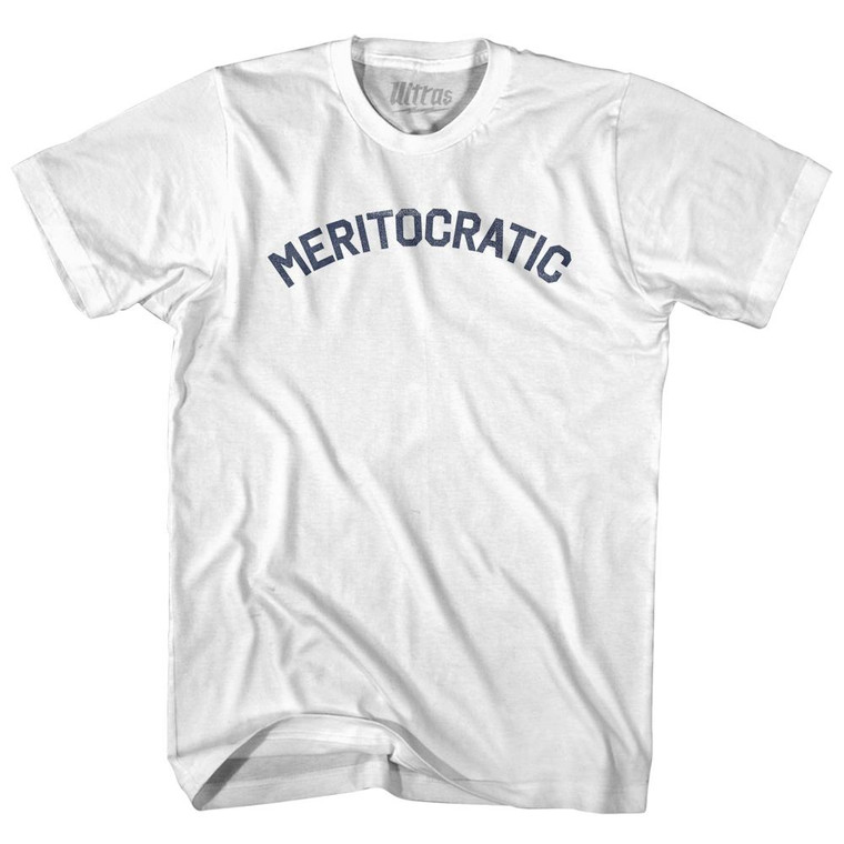 Meritocratic Womens Cotton Junior Cut T-Shirt by Ultras