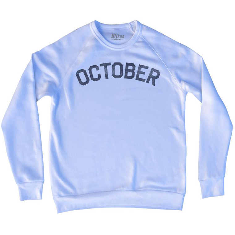 October Adult Tri-Blend Sweatshirt by Ultras