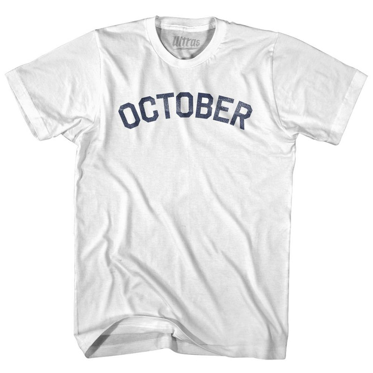 October Womens Cotton Junior Cut T-Shirt by Ultras