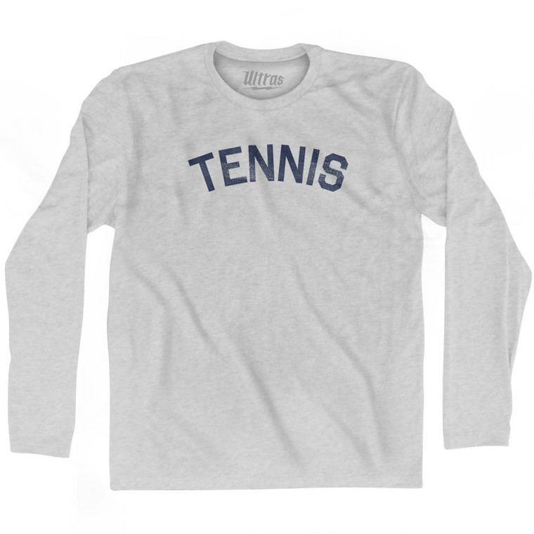 Tennis Adult Cotton Long Sleeve T-Shirt by Ultras