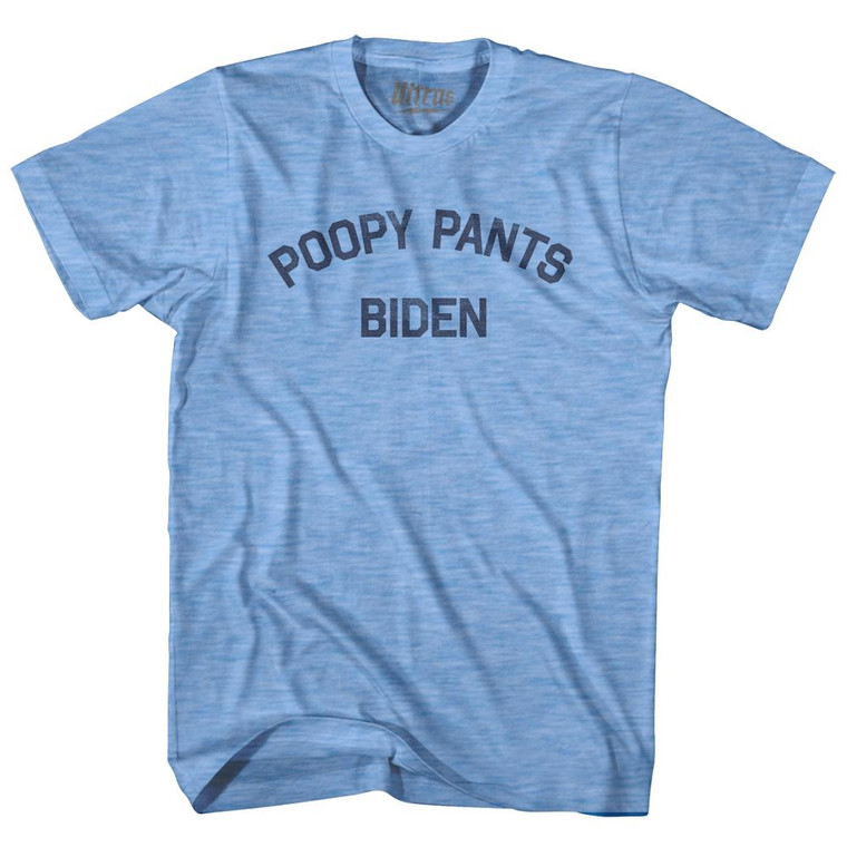 Poopy Pants Biden Adult Tri-Blend T-Shirt by Ultras
