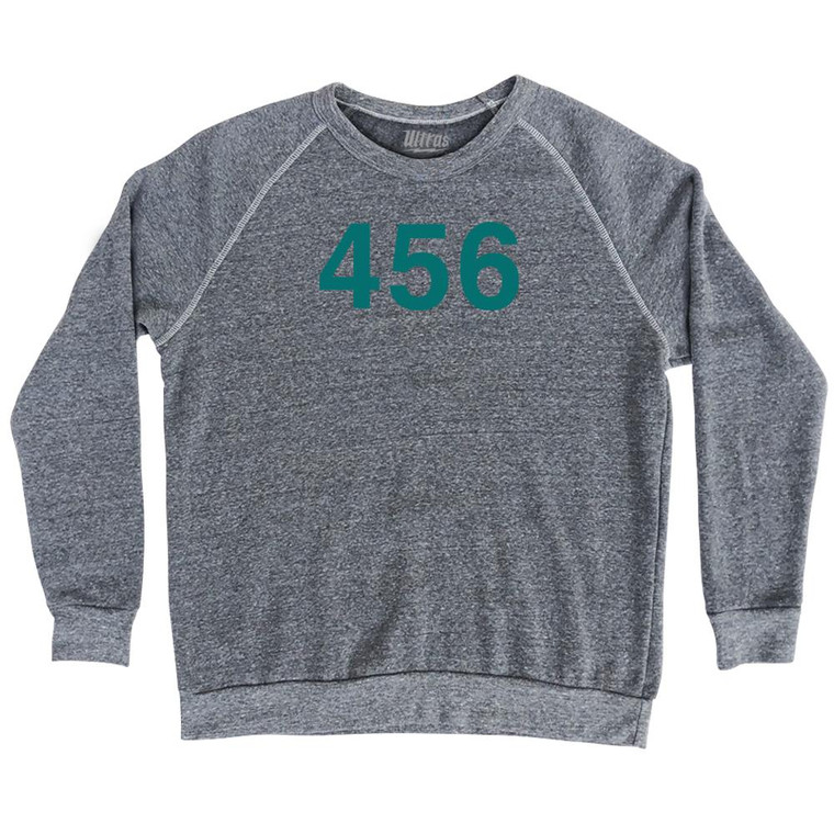 Squid Numbers 456 Adult Tri-Blend Sweatshirt by Ultras