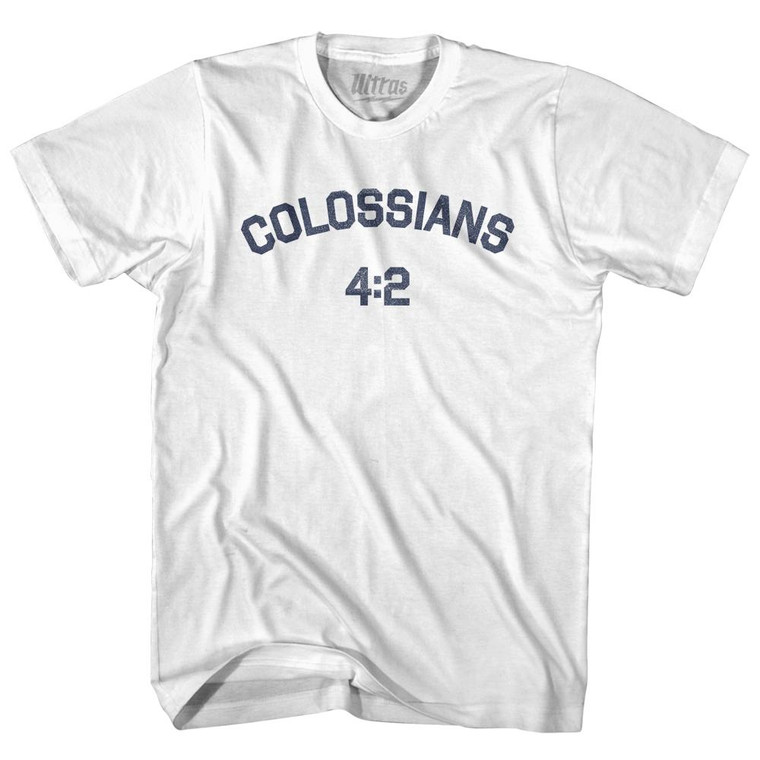 Colossians 4 2 Womens Cotton Junior Cut T-Shirt by Ultras