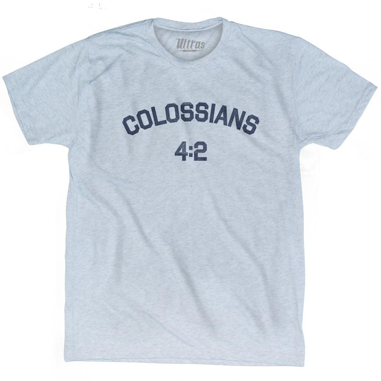 Colossians 4 2 Adult Tri-Blend T-Shirt by Ultras
