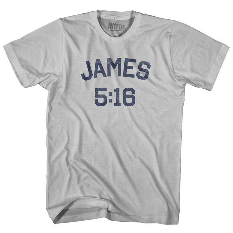 James 5 16 Adult Cotton T-Shirt by Ultras