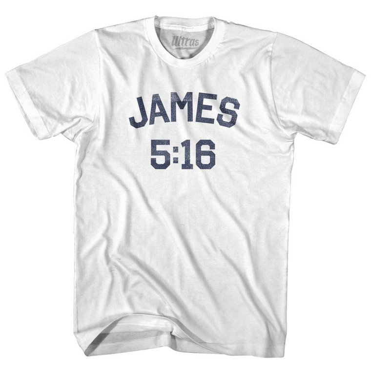 James 5 16 Youth Cotton T-Shirt by Ultras