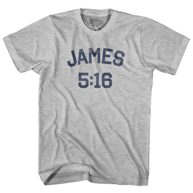 James 5 16 Adult Cotton T-Shirt by Ultras