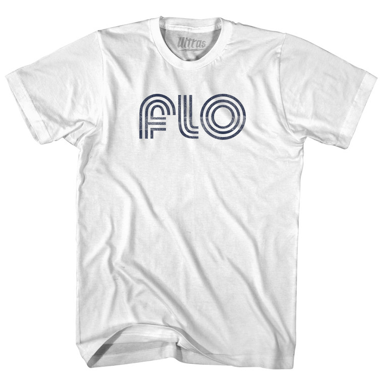 Florence Airport FLO Adult Cotton T-shirt - White
