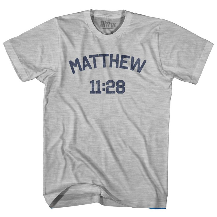 Matthew 11 28 Womens Cotton Junior Cut T-Shirt by Ultras