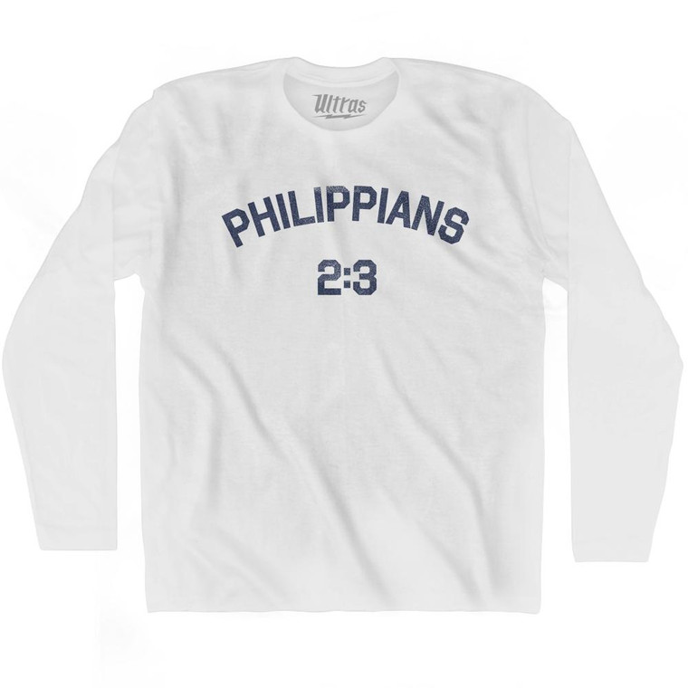 Philippians 2 3 Adult Cotton Long Sleeve T-Shirt by Ultras