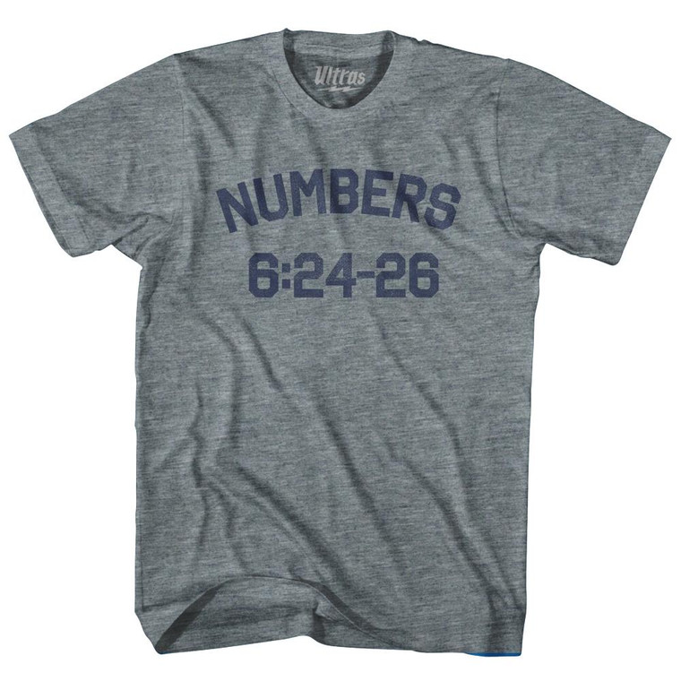 Numbers 6 24-26 Womens Tri-Blend Junior Cut T-Shirt by Ultras