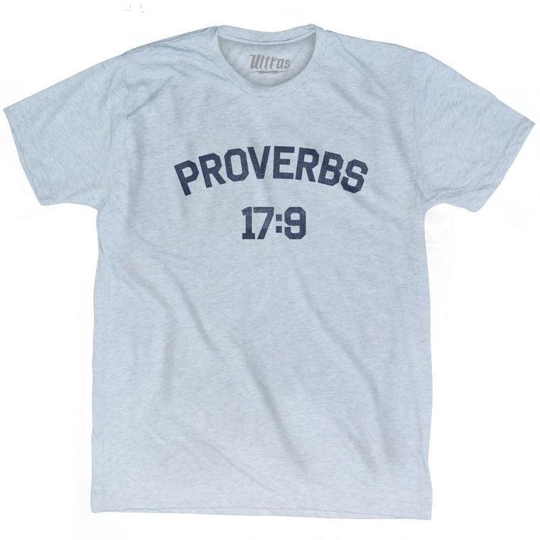 Proverbs 17 9 Adult Tri-Blend T-Shirt by Ultras