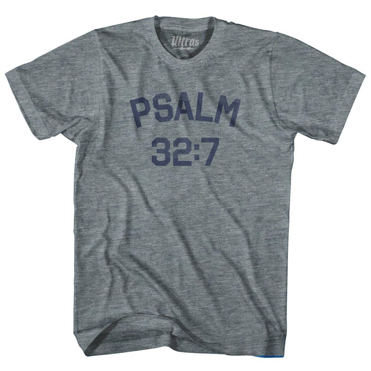 Psalm 32 7 Adult Tri-Blend T-Shirt by Ultras