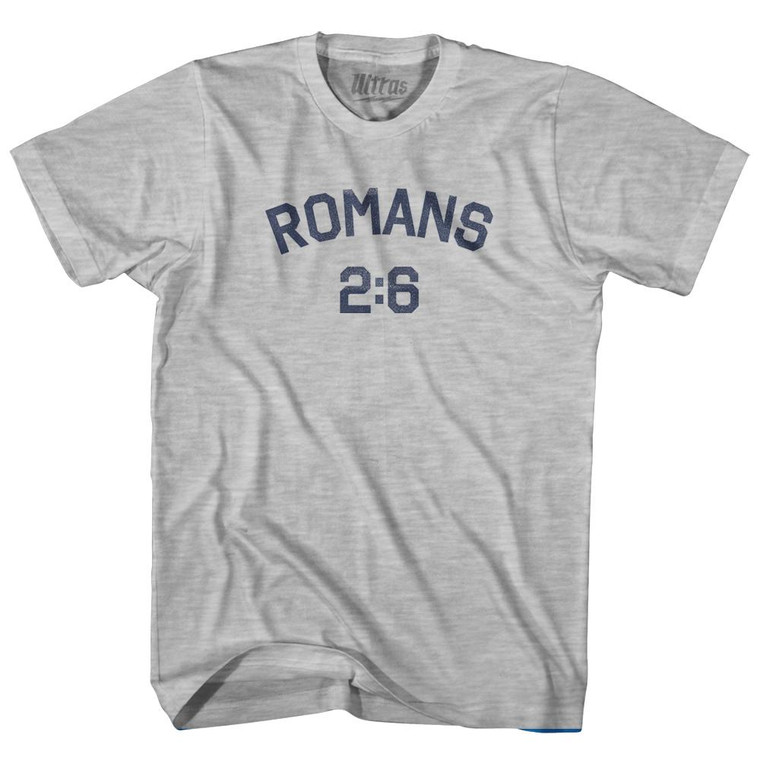 Romans 2 6 Adult Cotton T-Shirt by Ultras