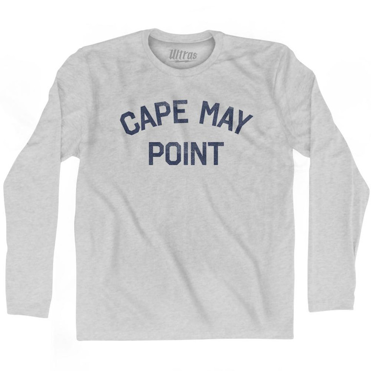 Cape May Point Adult Cotton Long Sleeve T-Shirt by Ultras