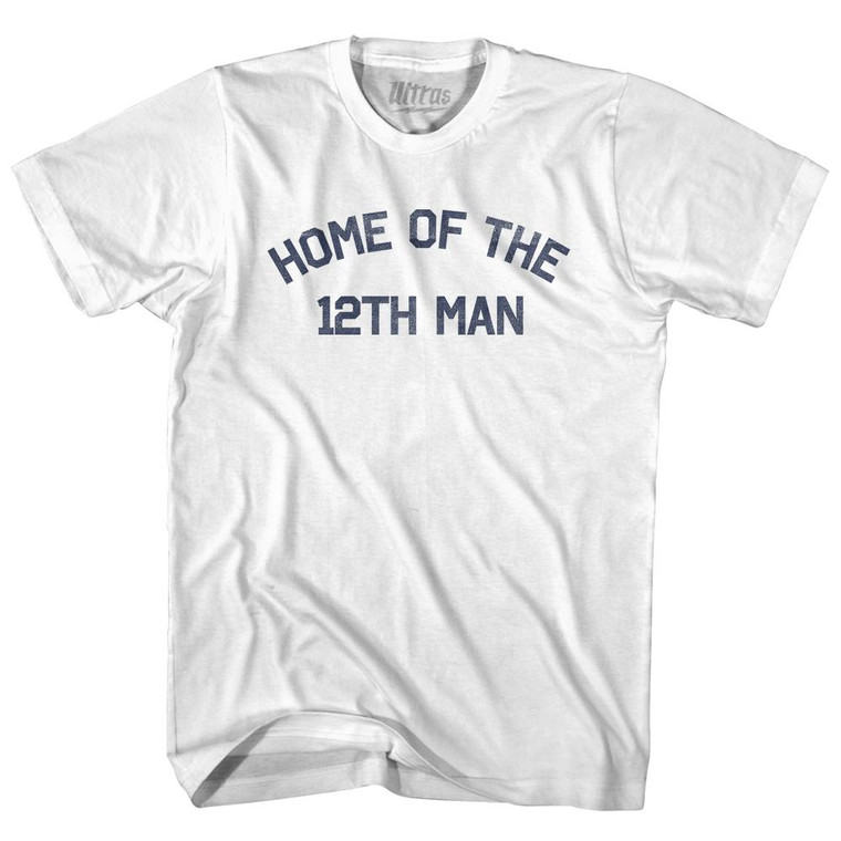 Home Of The 12Th Man Womens Cotton Junior Cut T-Shirt by Ultras