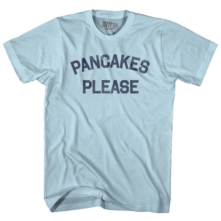 Pancakes Please Adult Cotton T-Shirt by Ultras