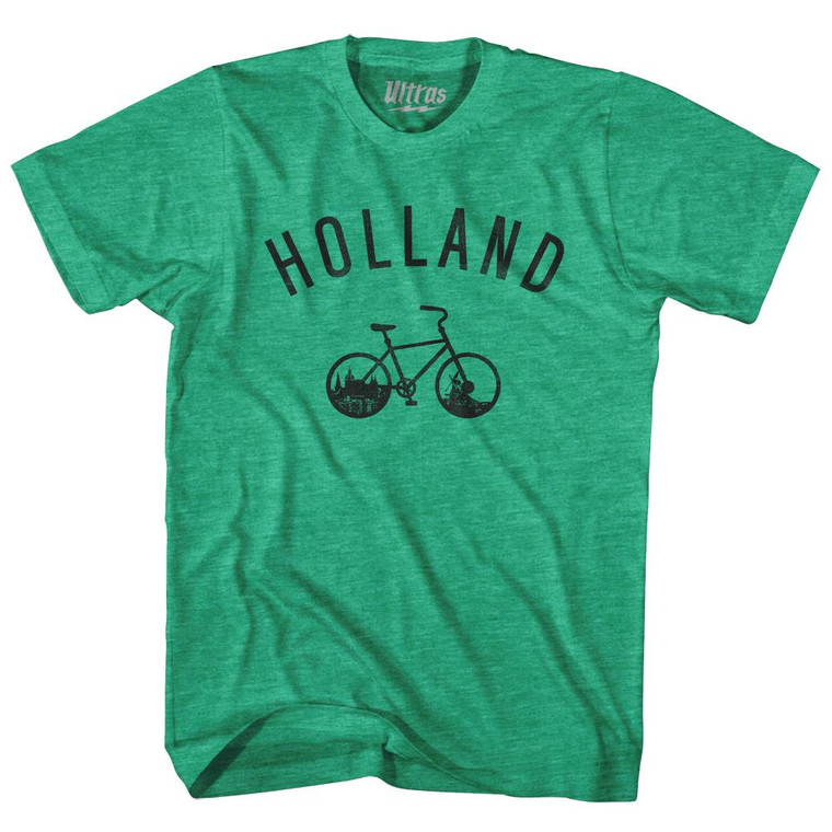 Holland Vintage Bike Adult Tri-Blend T-Shirt by Ultras