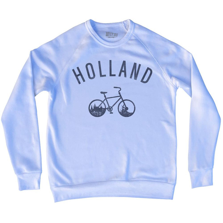 Holland Vintage Bike Adult Tri-Blend Sweatshirt by Ultras