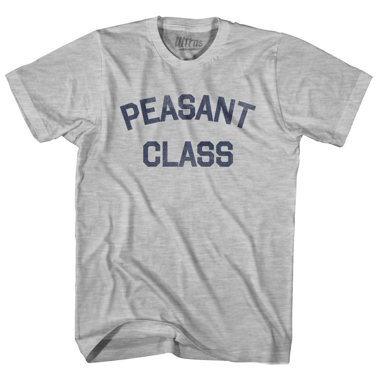 Peasant Class Adult Cotton T-shirt - Grey Heather