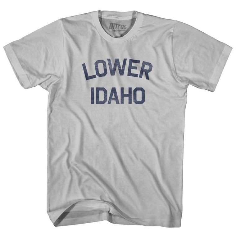 Lower Idaho Adult Cotton T-shirt - Cool Grey