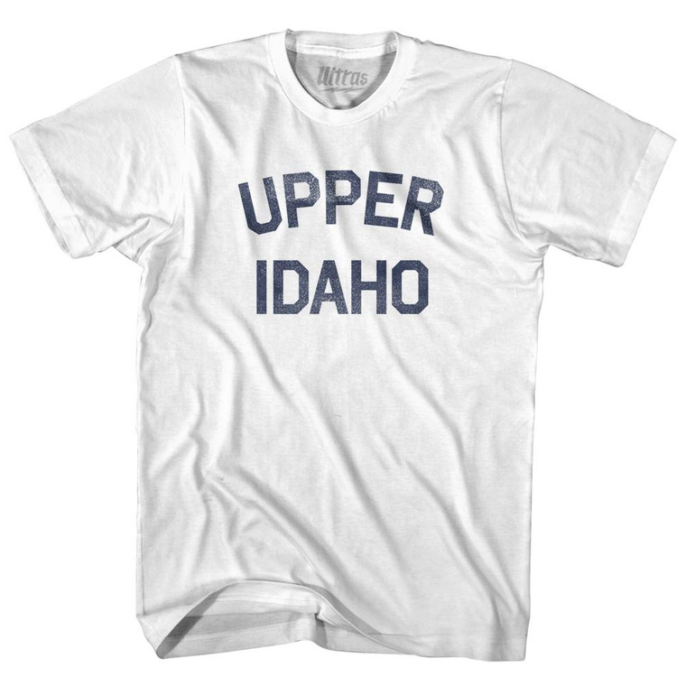 Upper Idaho Womens Cotton Junior Cut T-Shirt - White