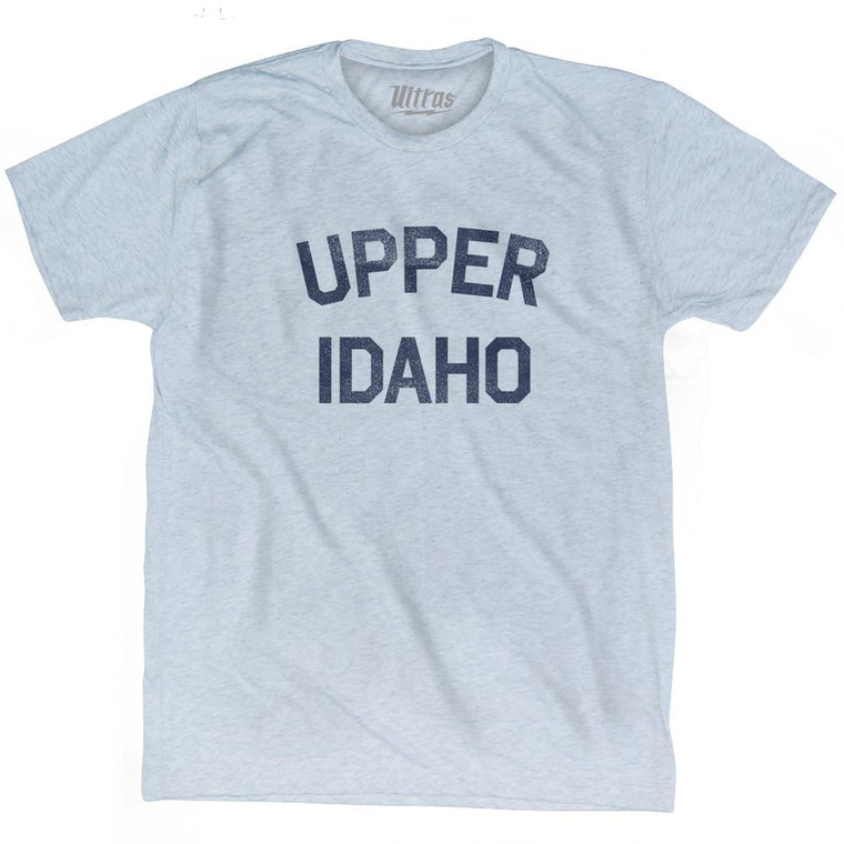 Upper Idaho Adult Tri-Blend T-shirt - Athletic White