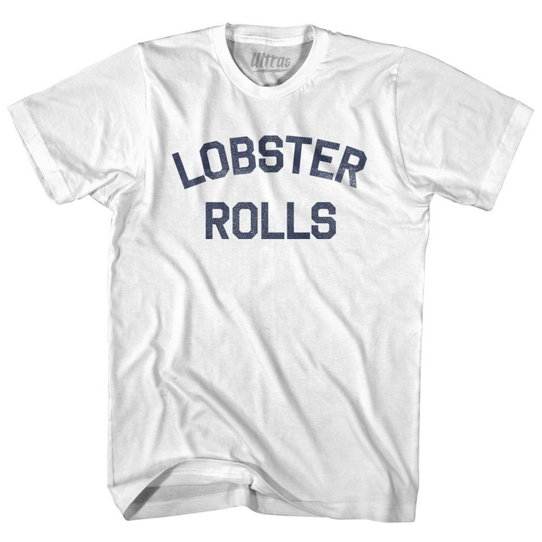 Lobster Rolls Womens Cotton Junior Cut T-Shirt - White