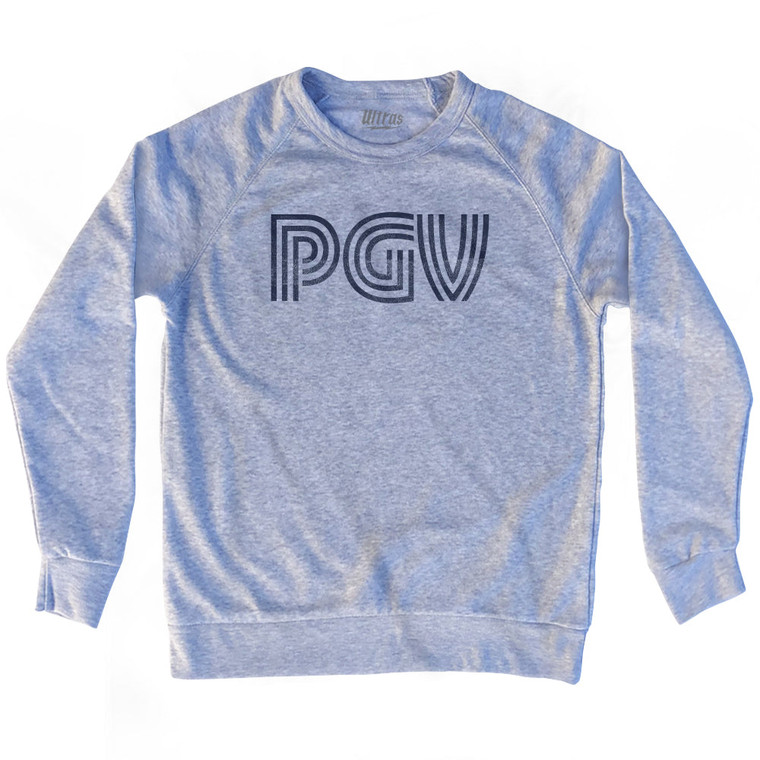 Greenville Airport PGV Adult Tri-Blend Sweatshirt - Heather Grey