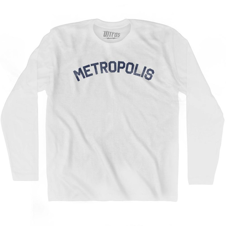 Metropolis Adult Cotton Long Sleeve T-shirt for Sale by Ultras