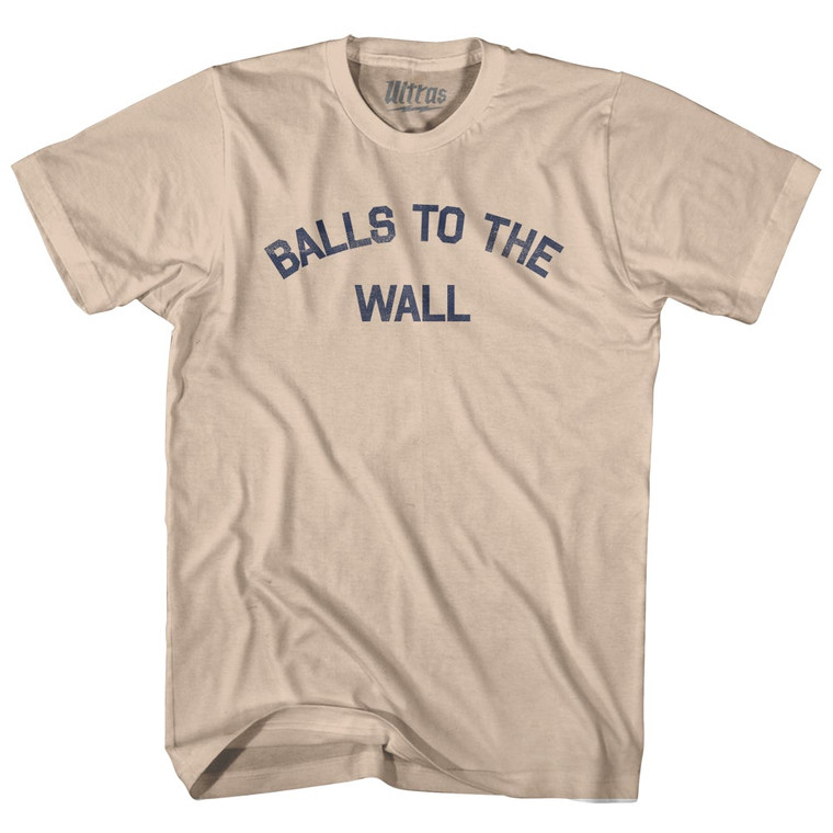 Balls To The Wall Adult Cotton T-shirt by Ultras