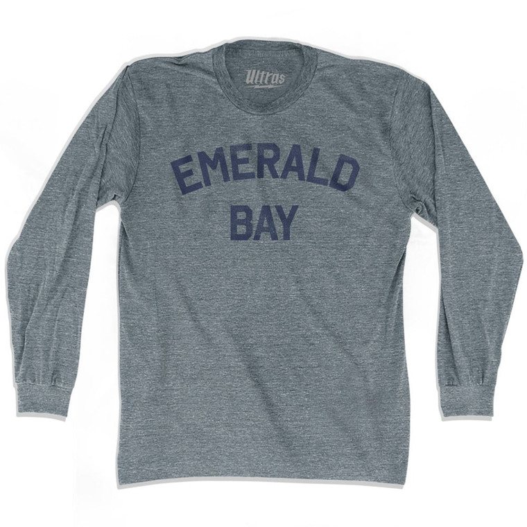 Emerald Bay Adult Tri-Blend Long Sleeve T-shirt by Ultras