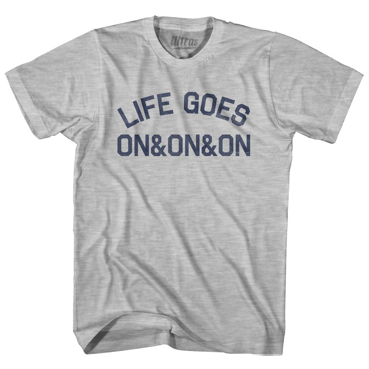 Life Goes On&On&On Womens Cotton Junior Cut T-Shirt by Ultras