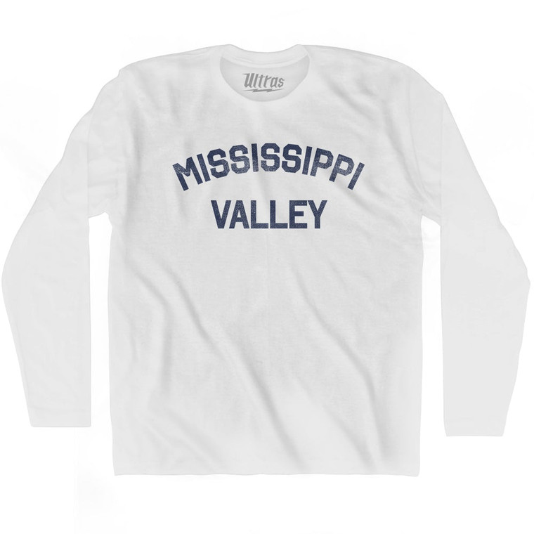 Mississippi Valley Adult Cotton Long Sleeve T-shirt by Ultras