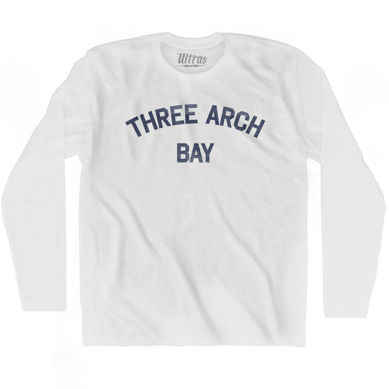Three Arch Bay Adult Cotton Long Sleeve T-shirt by Ultras