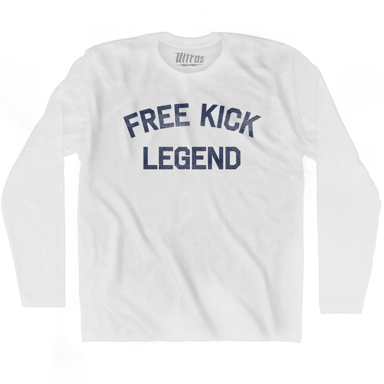 Free Kick Legend Adult Cotton Long Sleeve T-Shirt by Ultras