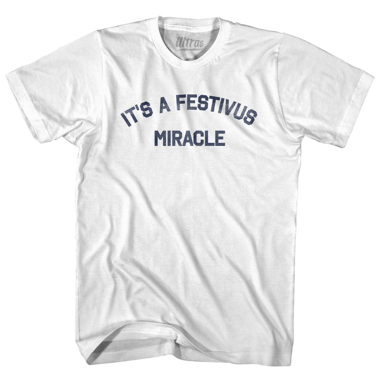 It's A Festivus Miracle Womens Cotton Junior Cut T-Shirt by Ultras