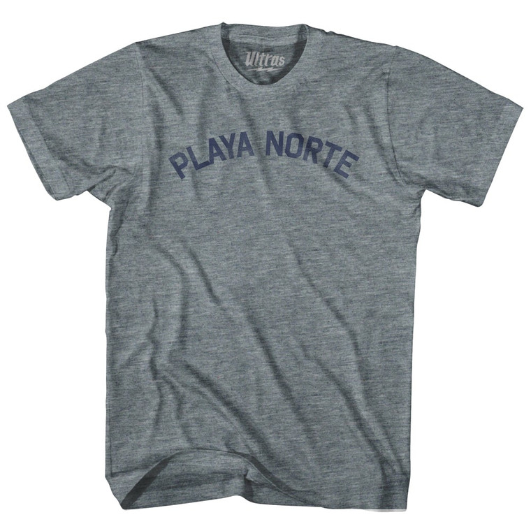 Playa Norte Womens Tri-Blend Junior Cut T-Shirt by Ultras